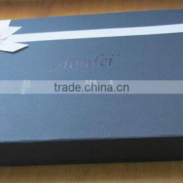 UV Coated and Embossed China Supplier Paper Gift Box Wholesale