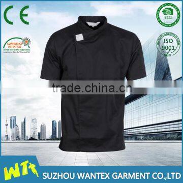 hot sale chef uniform short sleeve stylish cook clothing