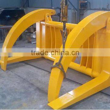 Customized PC88MR-10 Excavator Log Grapple, PC88MR-10 Wearable Log Fork for sale