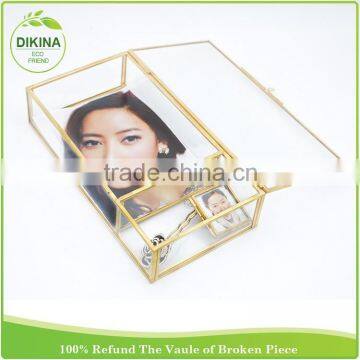 Bridesmaid Gift wedding card envelope holder Laser Engraved Jewelry money treasure photo USB hard drive packing box with lid