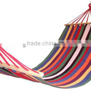 best selling outdoor leisure portable cotton sleeping hammock