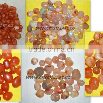 Red-Carnilian Agate Pebbles Stone