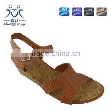 Wedges Roman Low Heel Sandals and Shoes for Women photo-4