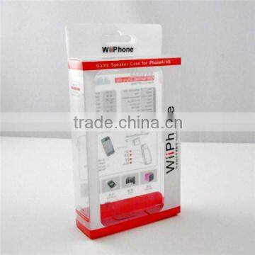 plastic cell phone case box with clamshell package