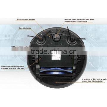 VTVRobot Vacuum Cleaner Motor Low Noise With Touch Screen