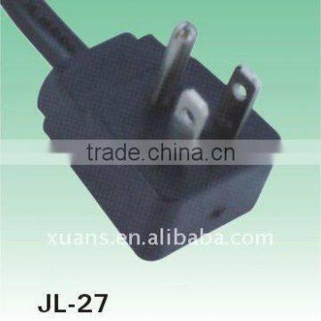 UL approval flexible power cable and usa 3 pin power plug JL-27