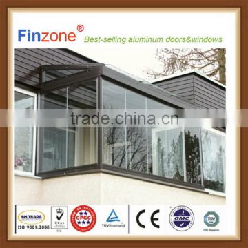 Economic cheap commercial aluminum frameless windows