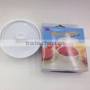 hamburger patty press maker cookie press maker