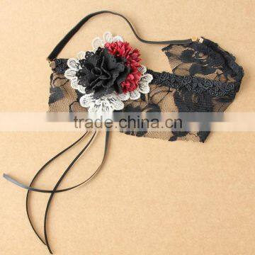 MYLOVE Halloween Mask for Women Sexy Lace Mask With Flower MLMJ02 photo-3
