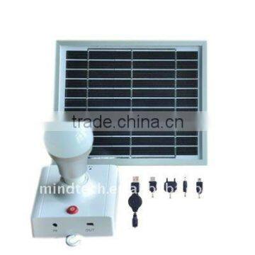 3W portable solar home light with 4400mAh rechargeable lithium battery and fixed in ceiling for lighting for home