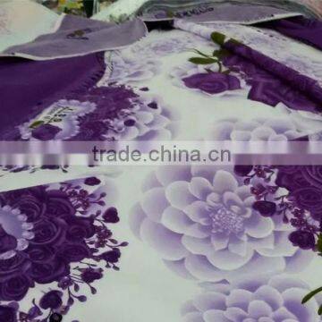 customers order printed rayon fabric for home textile