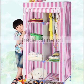 2014 China Hot Sale Children Portable Fabric Wardrobe