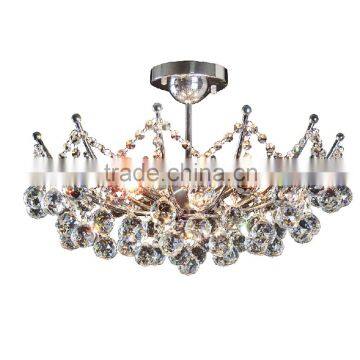 Simple modern crystal chandelier crystal ball chandelier