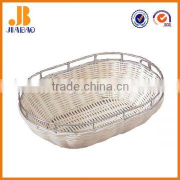 Wicker Oval Bread Storage Baskets