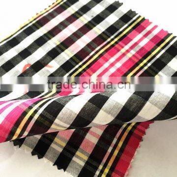 Factory price 100%cotton stock yarn dyed fabric