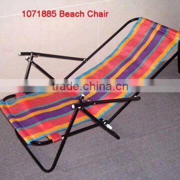 folding rclining beach chair