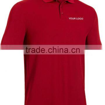 Man polo shirt red color