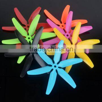 2016 latest 5040 CW CCW 5x4 inch propel rc helicopter blades ,6 blade plastic rc aircraft propeller for FPV racing drones