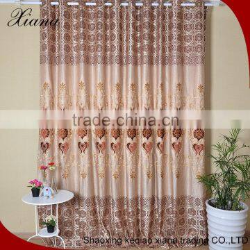 Reasonable & acceptable price antique style curtain ,2016popular curtain fabric textile,coffee curtain