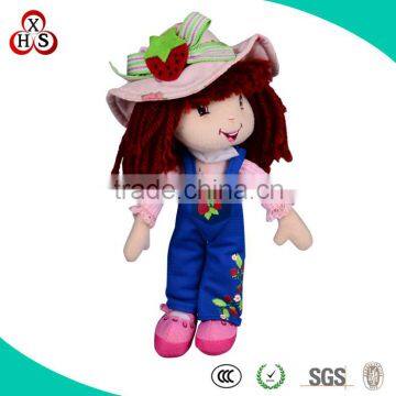 2014 Fashionable Super Soft cute 3d face plush doll wholesale