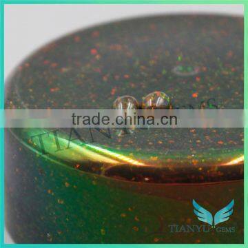 Wholesales gemstone processing Synthetic clear green common opal rough gemstone raw material