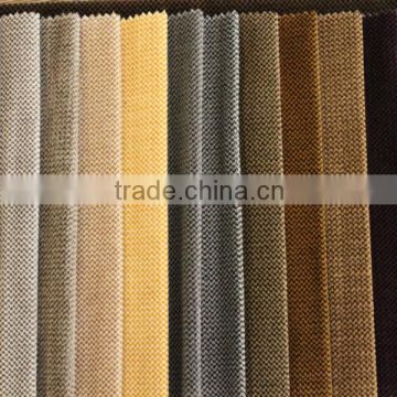 soft 100% polyester small grid fabric for sofa, velour fabric, striped upholstery fabric, car seat cover fabric