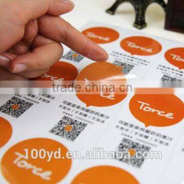 custom hang tag sticker label baggage tag