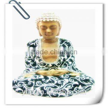 Resin Sitting and Closing Eyes Hindu God Craft for Home Decoration