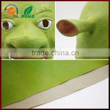Hot Sale Funny Green Unique Rubber Halloween Shrek Vendetta Mask photo-5