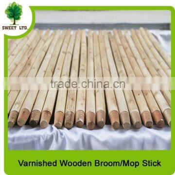Whosesale Varnished Wooden Broom Handle With Cheap Price and High Quality photo-5