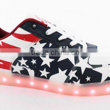 Children Led Luminous Shoes USB Charge Lightup Casual LED Shoes