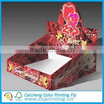 template cardboard paper display colorful box with hook