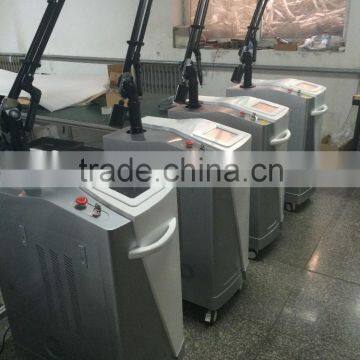 Tattoo Laser Removal Machine Standing Q-switch 1064nm 532nm Long Pulse 1500mj Nd Yag Laser Hair Removal Machine