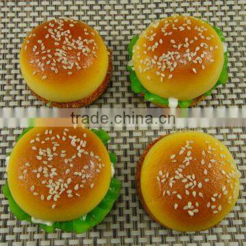 High quality hamburger fake food sandwich display decoration Japan presents and gifts