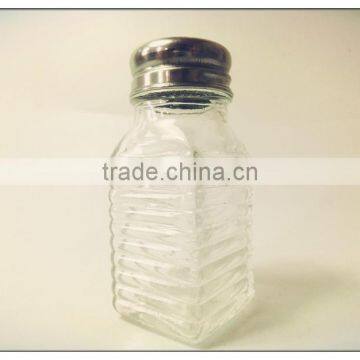 50ml to 100ml Food Grade Glass Spice Empty Bottle/ Salt Shaker Bottle