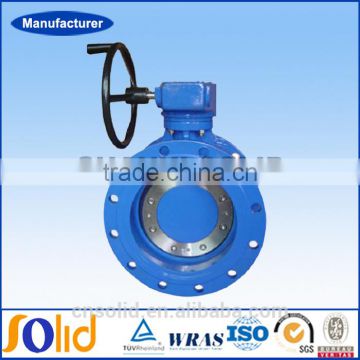 Ductile Cast Iron Double Eccentric Butterfly Valve Drawing