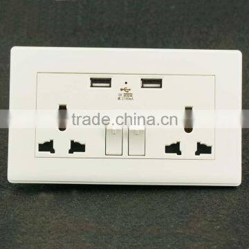 electric usb sockets and switches with wall switch socket
