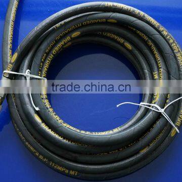 High pressure hose with screw coupler