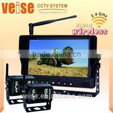 Forklift Parts Monitor Camera System with IP69K Waterproof Camera