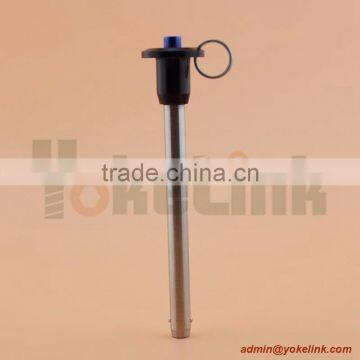 OEM bule button handle lock pin with stainless lanyard