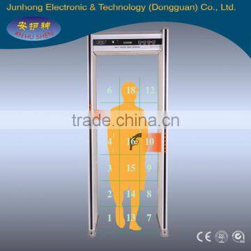 Security protection door frame metal detector