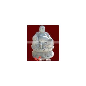 Happy Buddha Statue Marble