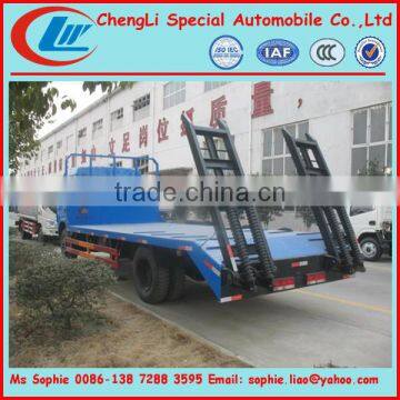 DongFeng 4x2 flatbed truck for loading excavator,small flatbed truck,mini flatbed truck