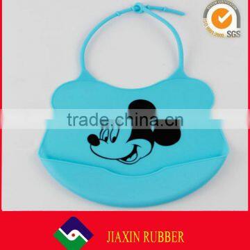 Chinese Factory Food Grade Embroidery Baby Bibs With Snaps photo-3