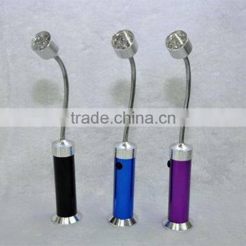 High Quality Flexiable Aluminium Led Working Light 9 Led Flashlight Colorful Led Flashlight photo-2
