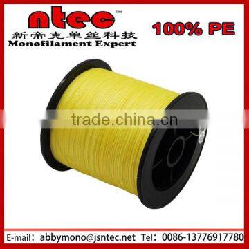 Super Power PE Braided Fishing Line 300m 50LB Yellow