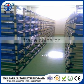 plastic coated pipe and metal joint rack shelf