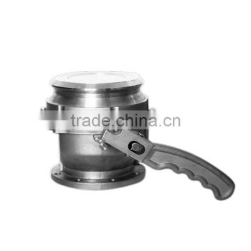 Tank truck Stainless steel API adaptor valve or discharge valve with handle