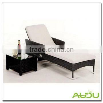 Audu Folding Reclining Beach Chair,Folding Rattan Reclining Beach Chair