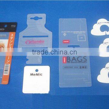 2015 Good Quality Best Sale Wholesale Paper Tag/ Printed PVC Tag/Hang Tag for Garment/Case/Bag/shoe photo-3